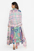 Multicolor floral printed sequins tunic dress