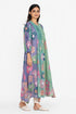 Multicolor floral printed sequins tunic dress
