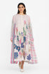 Multicolor floral smocked dress