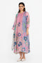 Multicolor printed dress