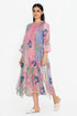 Multicolor printed dress