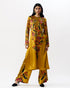 Multicolor printed kurta with trouser set