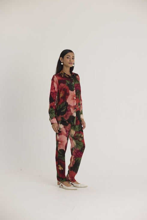 Multi color scarlett co-ord set