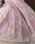 Muna baby pink lehenga set