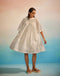 Musubi ivory smocking dress