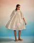 Musubi ivory smocking dress