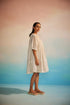 Musubi ivory smocking dress