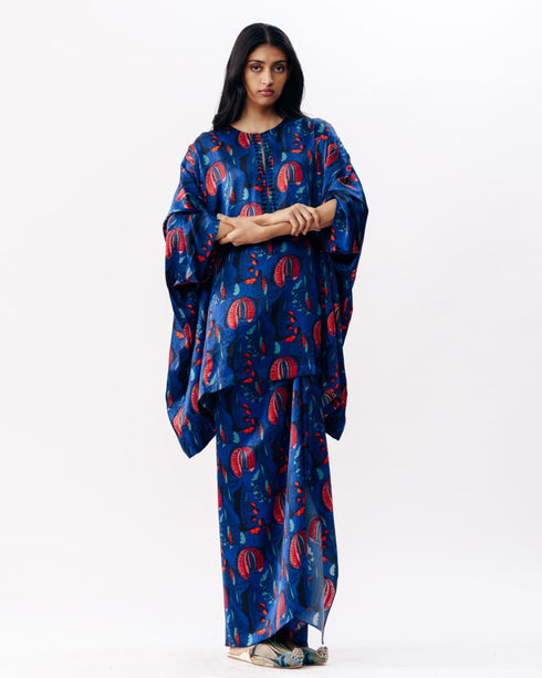 Muticolor contemporary boxy kurta