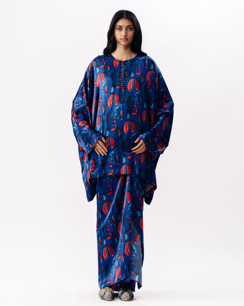 Muticolor contemporary boxy kurta