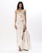 Ivory chikankari corset and trouser set