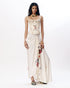 Ivory chikankari corset and trouser set