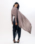 Muticolor draped dhoti top with pants