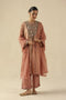 Naksh peach kurta set