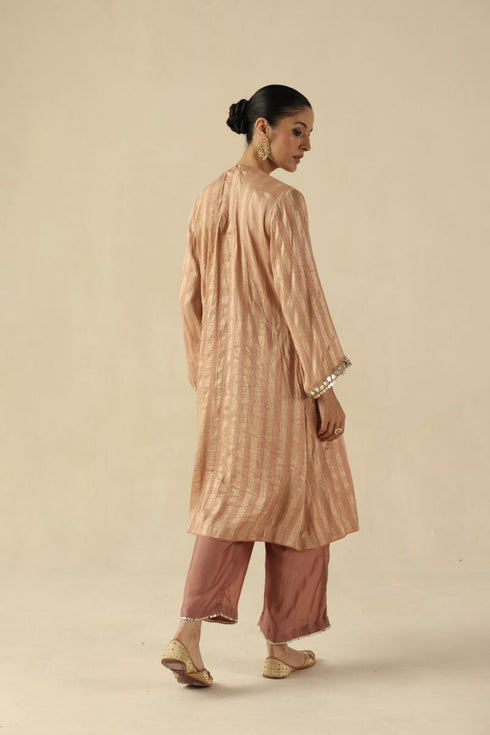 Naksh peach kurta set