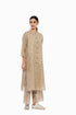Natural cutwork handloom cotton tunic