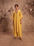 Nazakat dark yellow kaftan set