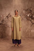 Nazakat light green collar kurta set