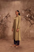 Nazakat light green collar kurta set