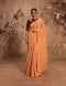 Nazakat orange gota work sari set