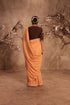 Nazakat orange gota work sari set