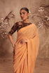 Nazakat orange gota work sari set