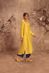 Nazakat yellow collar kurta set