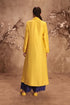 Nazakat yellow collar kurta set