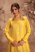 Nazakat yellow collar kurta set