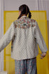 Nazm blue embroidered blazer