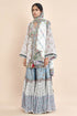 Nazm blue embroidered short kurta