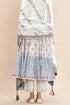 Nazm blue hand block printed pants