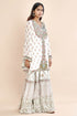 Nazm pink embroidered short kurta