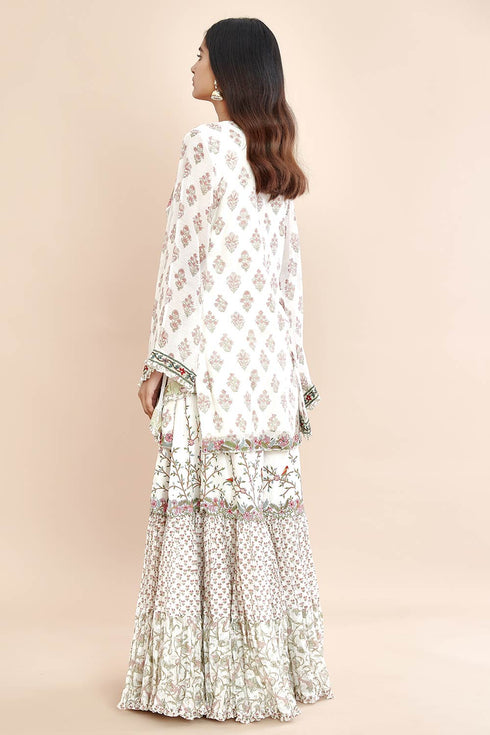 Nazm pink gharara