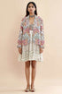 Nazm pink heavy embroidered blazer