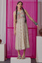 Nazm pink paneled maxi dress