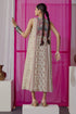 Nazm pink paneled maxi dress
