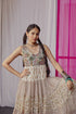 Nazm pink triple tiered maxi dress