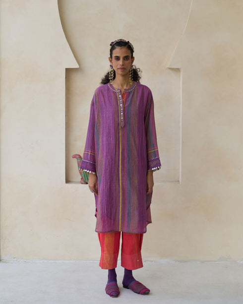 Nick amethyst purple shirt