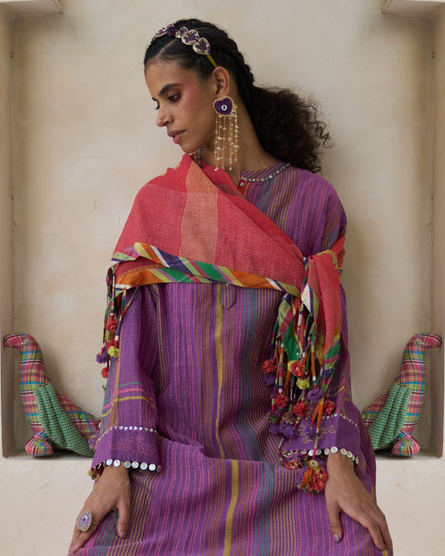 Nick amethyst purple shirt