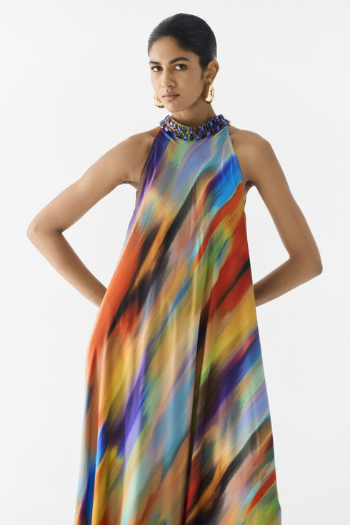 Night queen halter dress