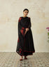 Nitya black embroidered stole
