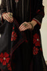 Nitya black embroidered stole