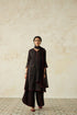 Nitya black mukaish stole