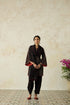 Nitya black short kurta