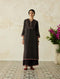 Nitya black yoke kurta
