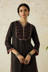 Nitya black yoke kurta
