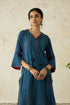 Nitya blue phiran kurta