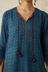 Nitya blue phiran kurta