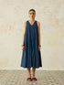 Nitya blue pintuck dress