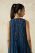 Nitya blue pintuck dress
